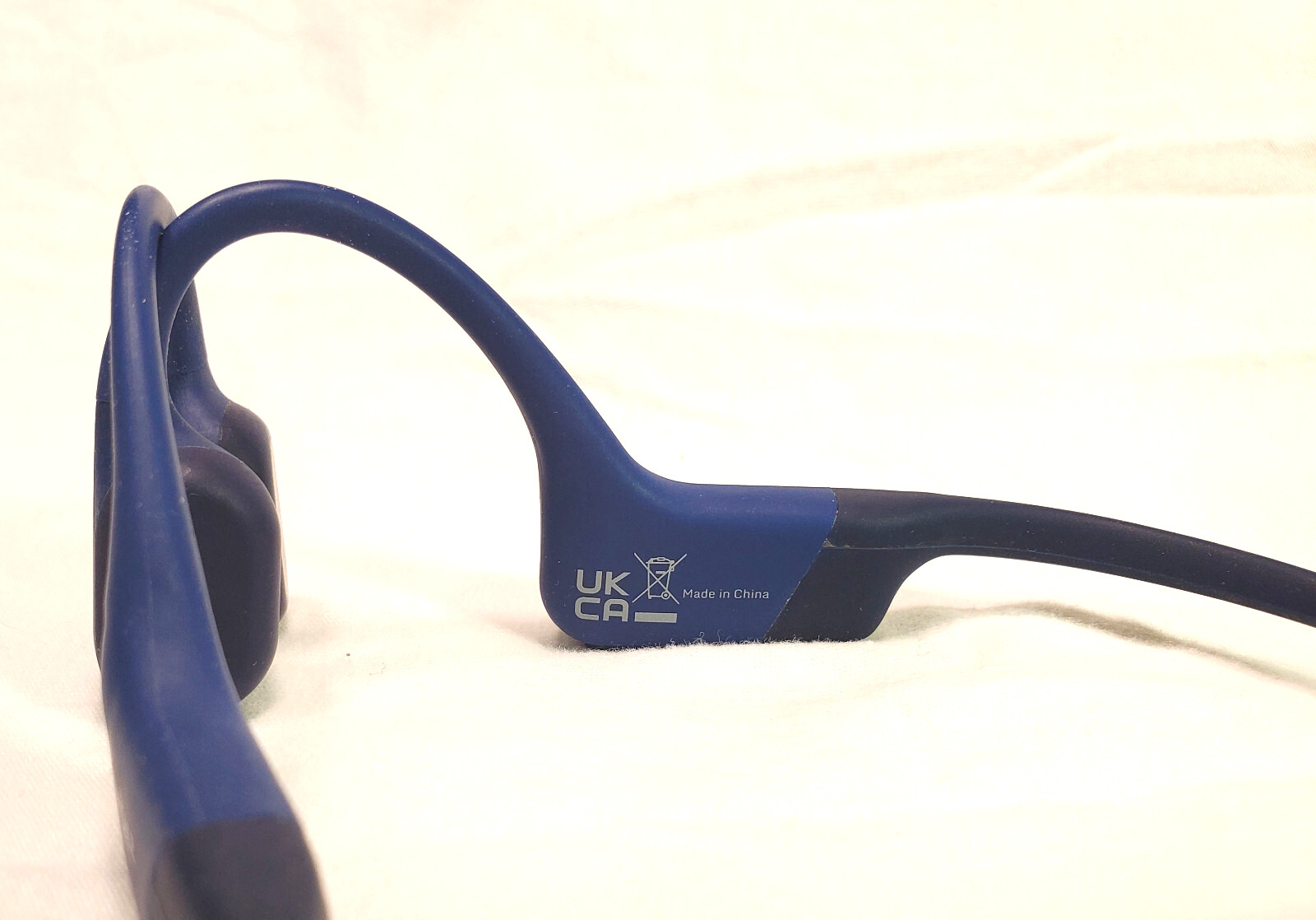 Shokz OpenRun S803 Bone Conduction Open-Ear Headphones Blue With Cable