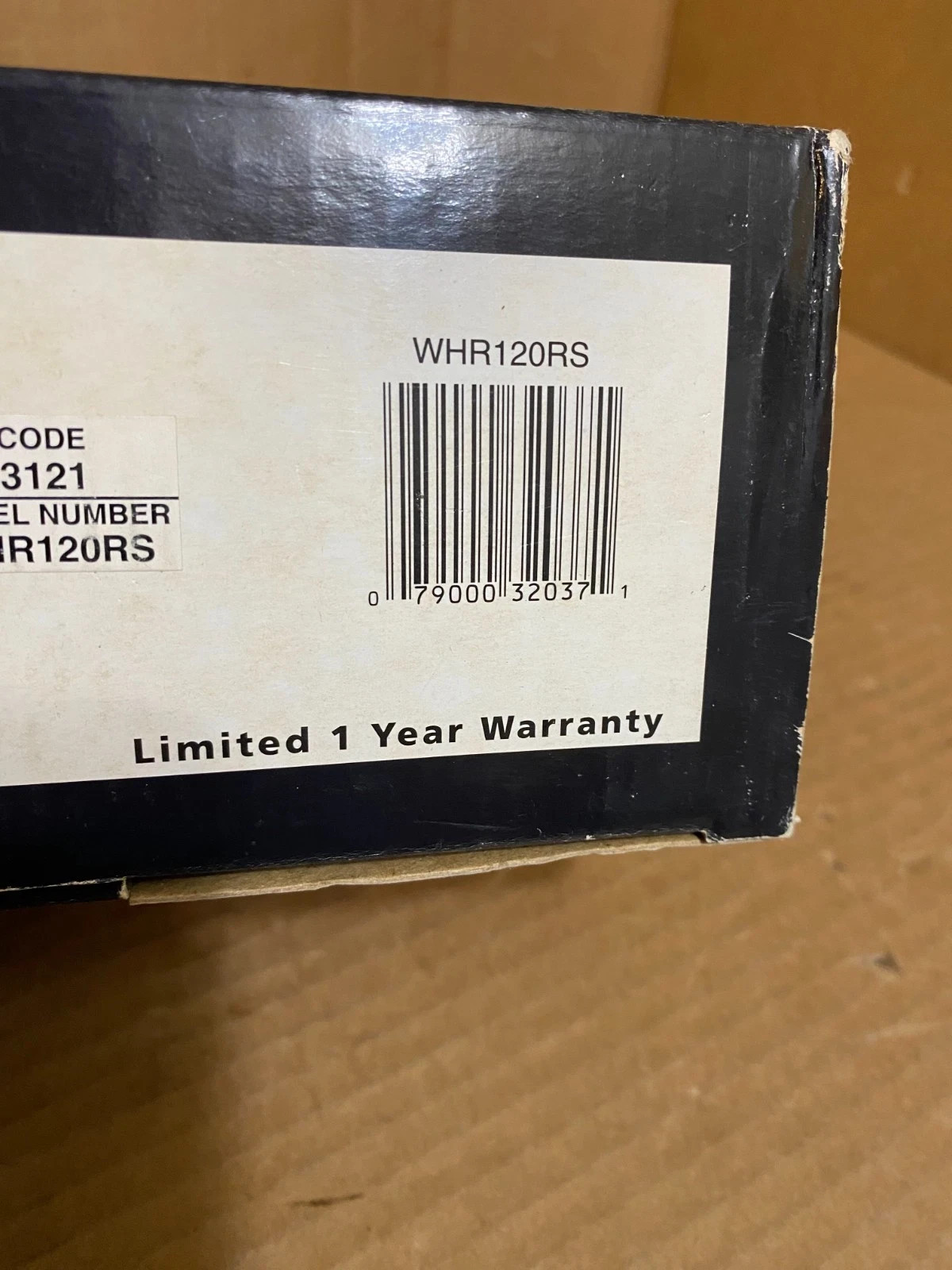 RCA WHR120RS Wireless Infrared Headphones w Flat Transmitter Tested Power On