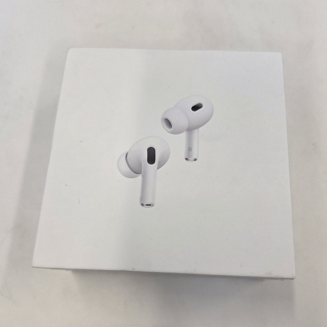 Apple AirPods Pro White Wireless Bluetooth In-Ear Earbuds w/ Case + Tips