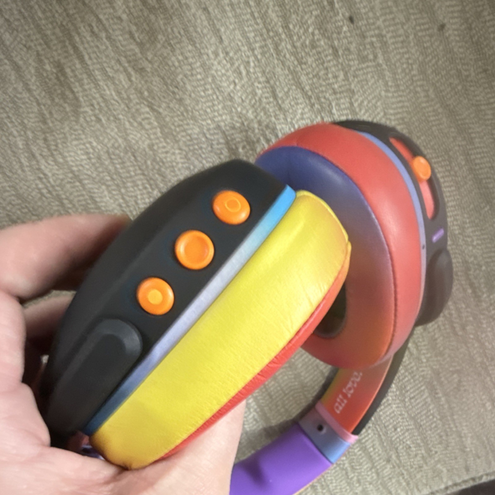 Skullcandy Crusher Evo All Love Wireless Over-Ear Headphones Multicolor Pouch