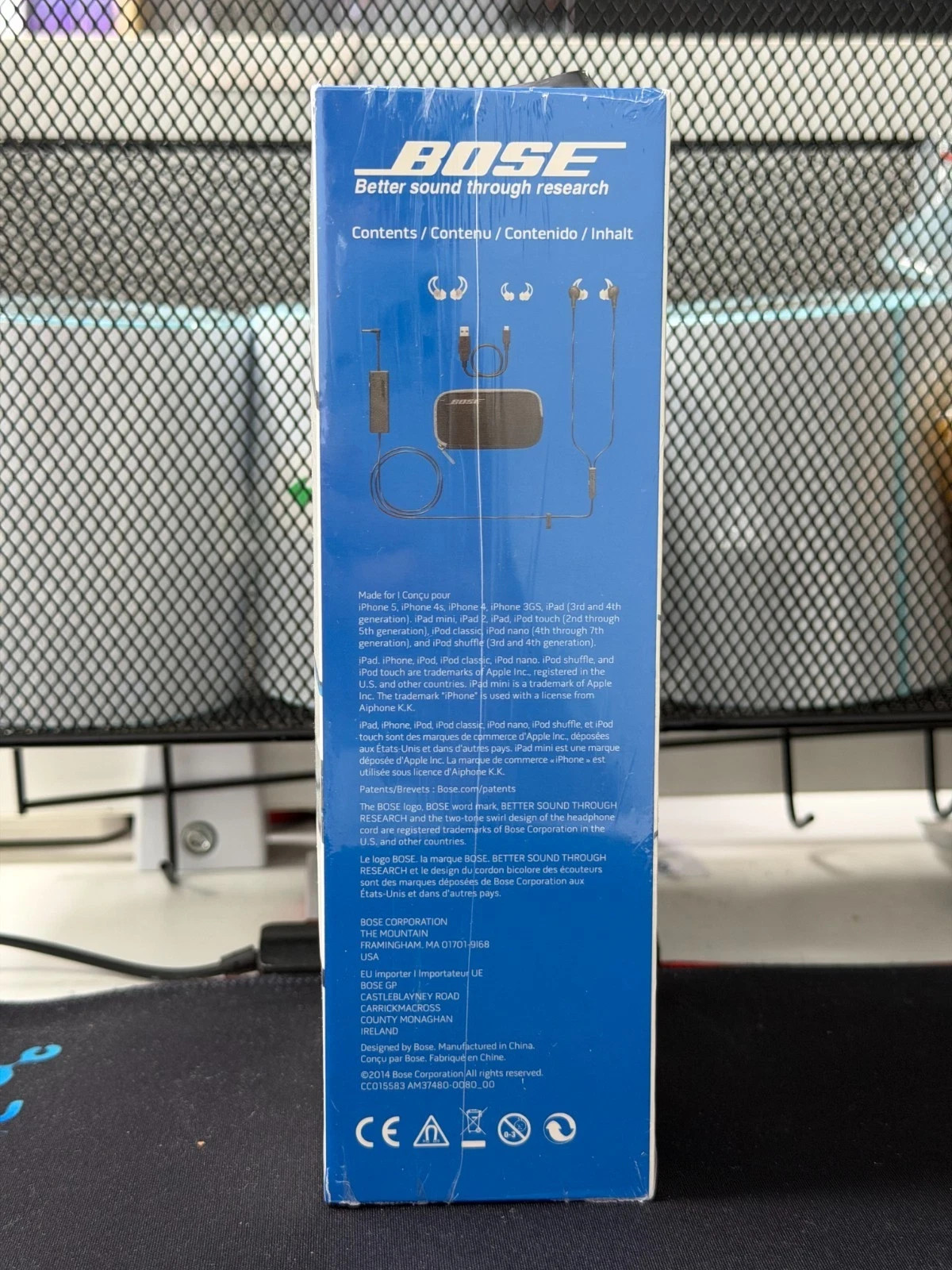 New Sealed Bose QuietComfort 20 Noise Cancelling Headphones For iOS – Black