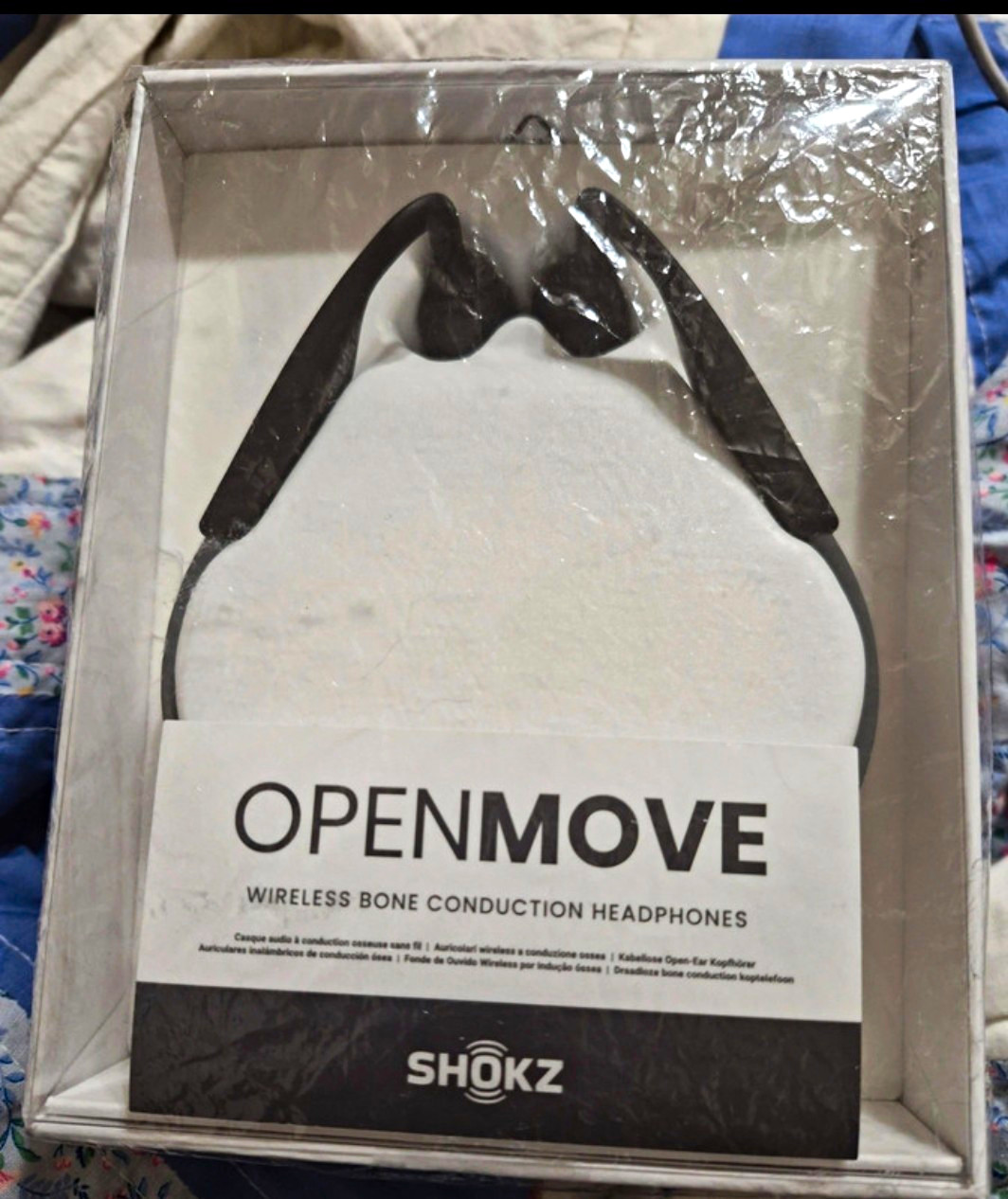 BNIB Shokz OpenMove Wireless Bone Conduction Bluetooth Open-Ear Neckband Gray