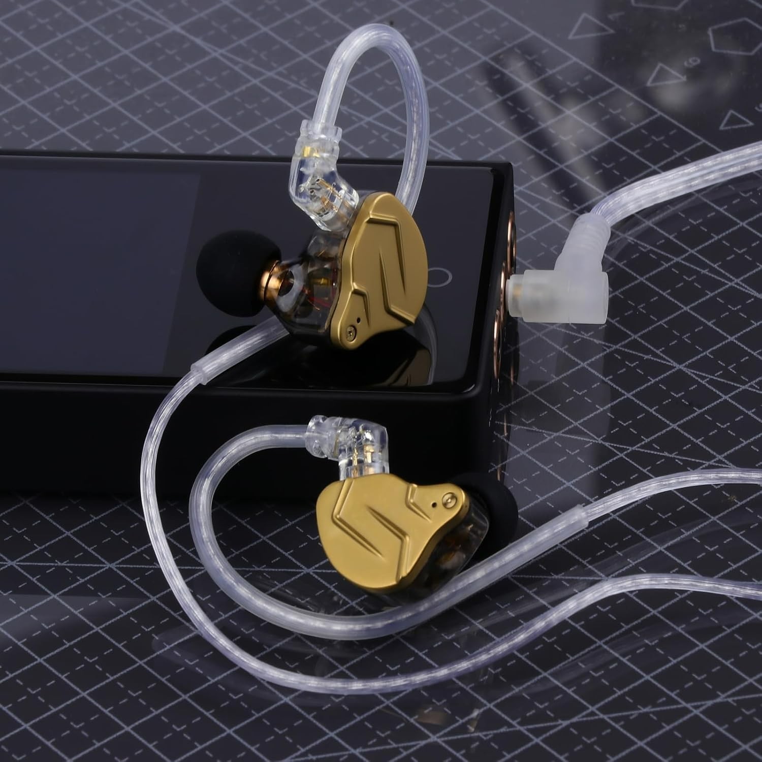 Elegant KZ ZSN PRO X Dual Driver Earphones – Detachable Cable, Zinc Alloy Finish
