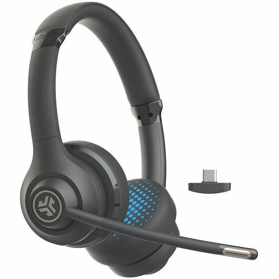 JLab HBGOWORKRBLK4 Go Work Wireless Multipoint Headset with Microphone