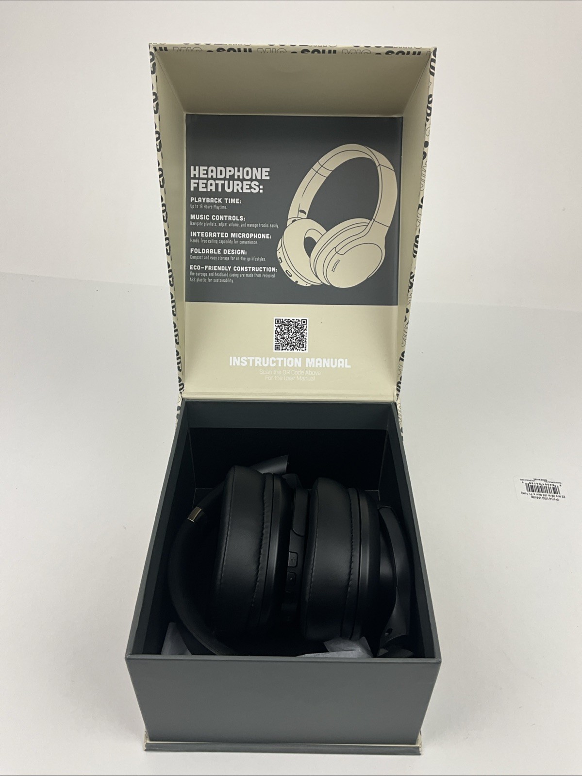 SoulMic Bluetooth Headphones up to 16 Hours Playtime foldable w/ integrated Mic