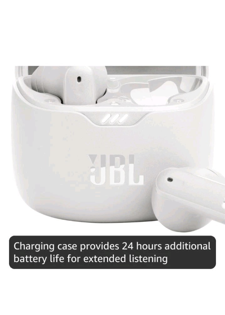 JBL Tune Flex True Wireless Bluetooth In-Ear Headphones – White