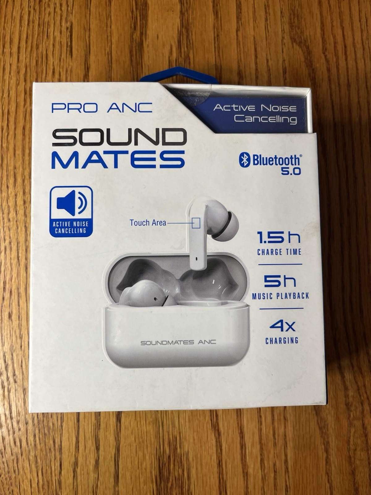 TZUMI Sound Mates Pro Anc Wireless Earbuds! iPhone Android Bluetooth 5.0 NEW!