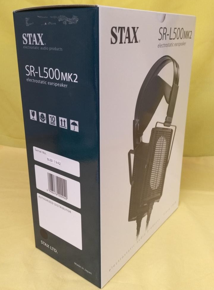 STAX SR-L500 MK2 Open-Air Electrostatic Headphones w/ Original Box Japan F/S