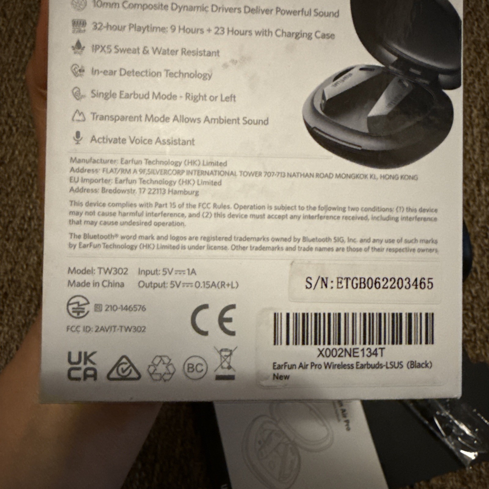 earfun EarFun Air Pro HYBRID NOISE CANCELLING