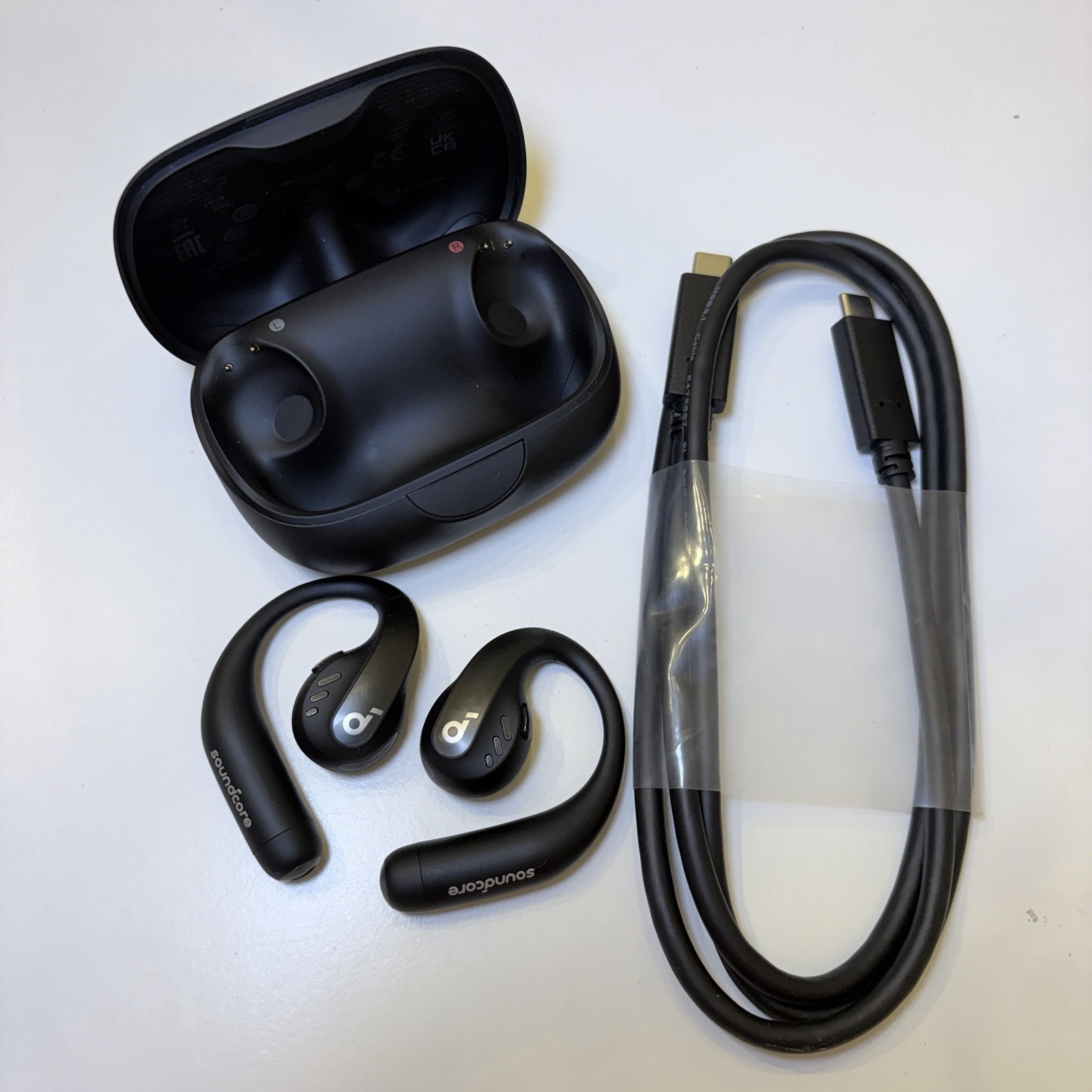 Soundcore AeroFit Pro Open-Ear Headphones Ergonomic Wireless Earbuds| Refurbish