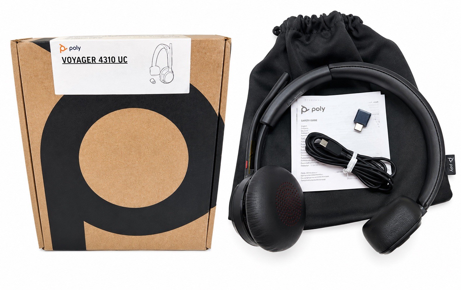 Poly Voyager 4310 UC Wireless Bluetooth Headset USB-C NEW Never Used