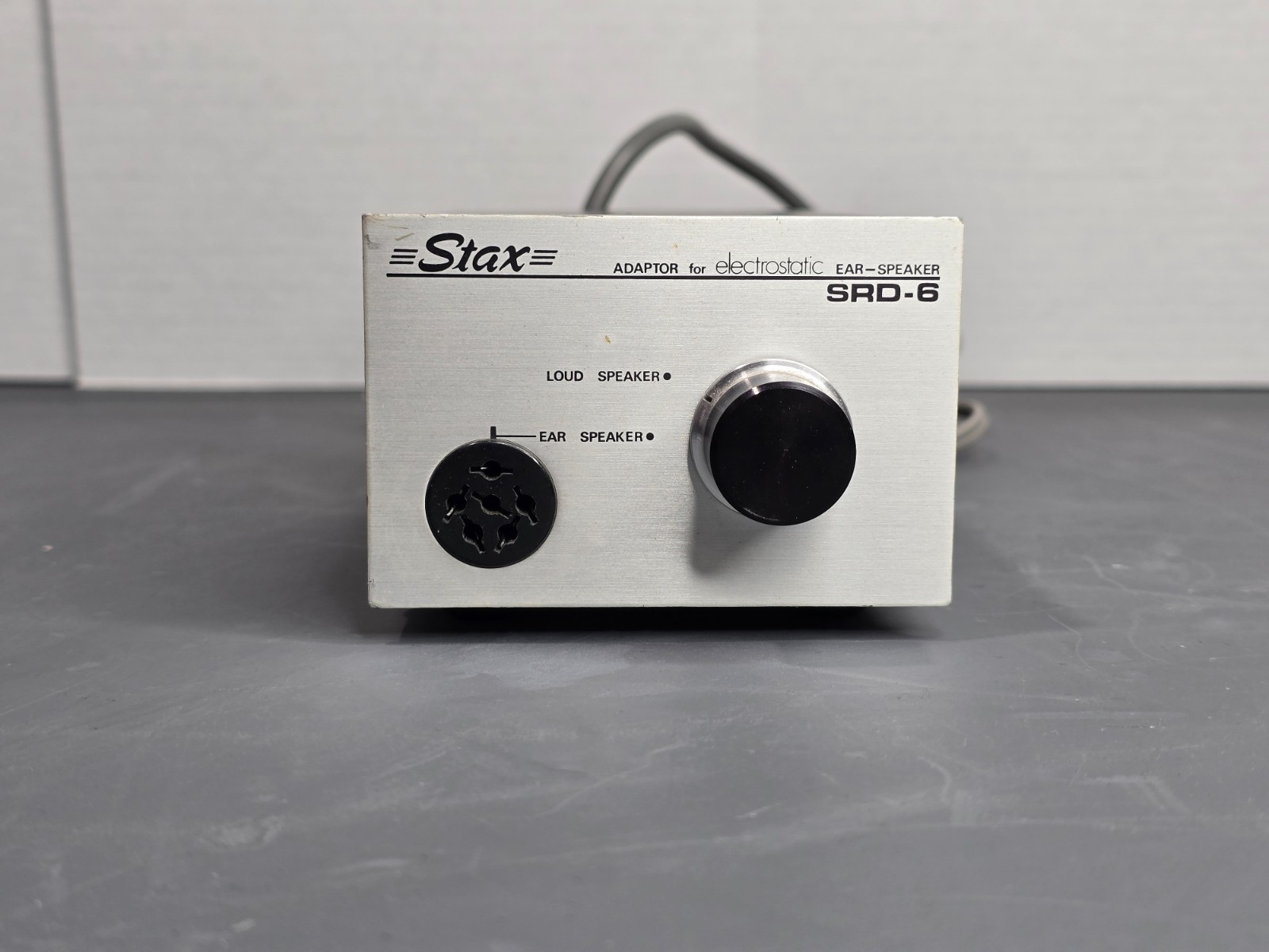 Stax SRD-6 Adaptor for Electronic Ear Speaker Energizer Untested Cut Cord