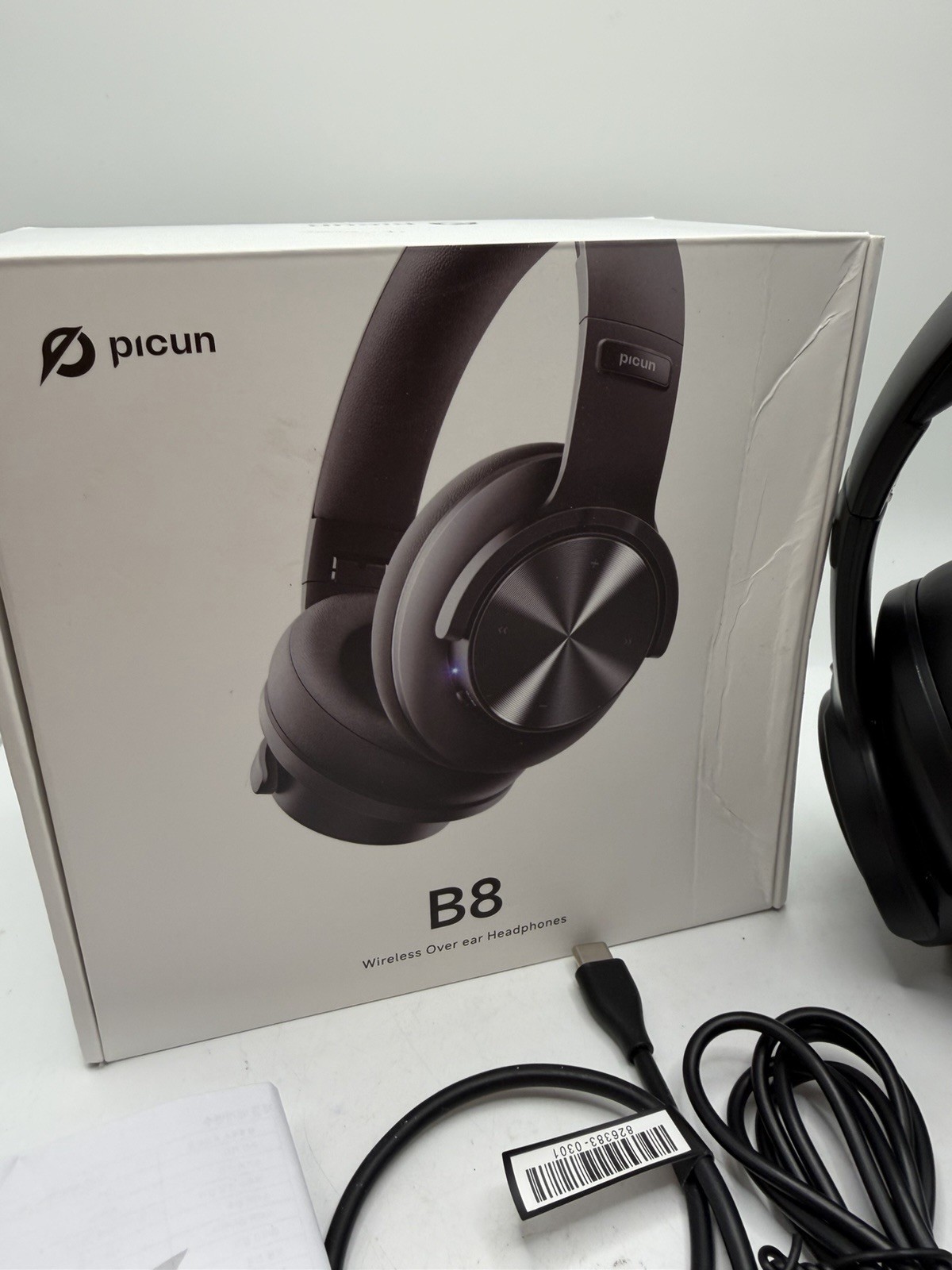 Headphones Picun B8 Bluetooth Headphones, 120H Playtime Wireless Bluetooth