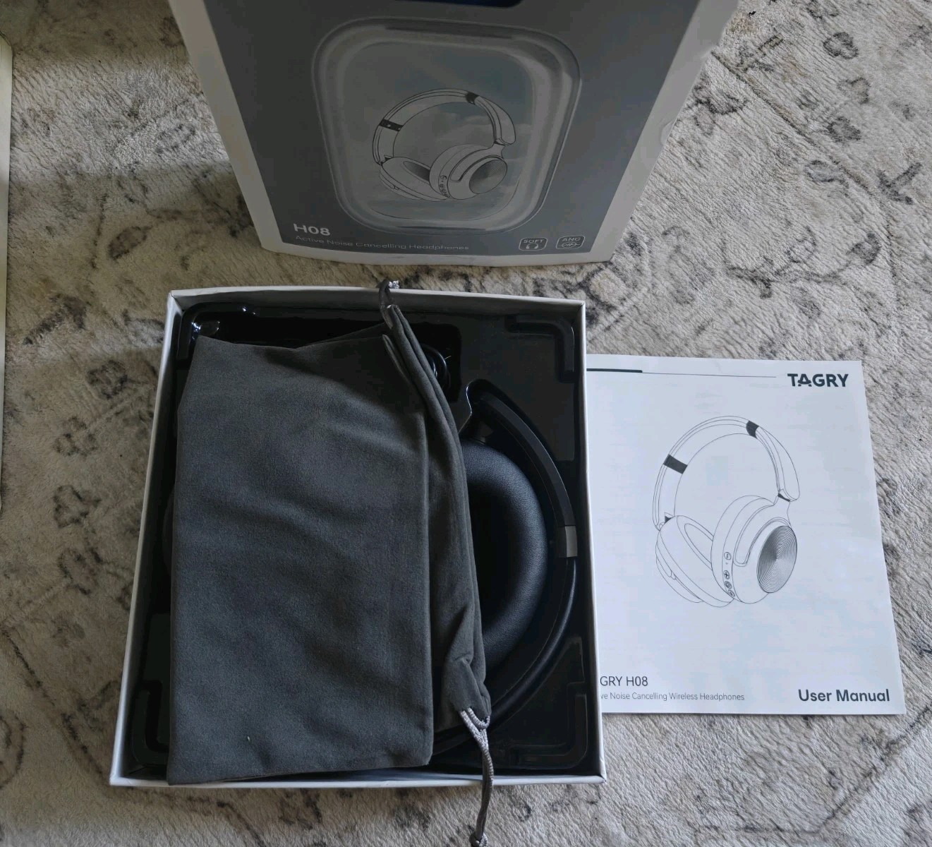 TAGRY AVTIVE NOISE CANCELATION HEADPHONES