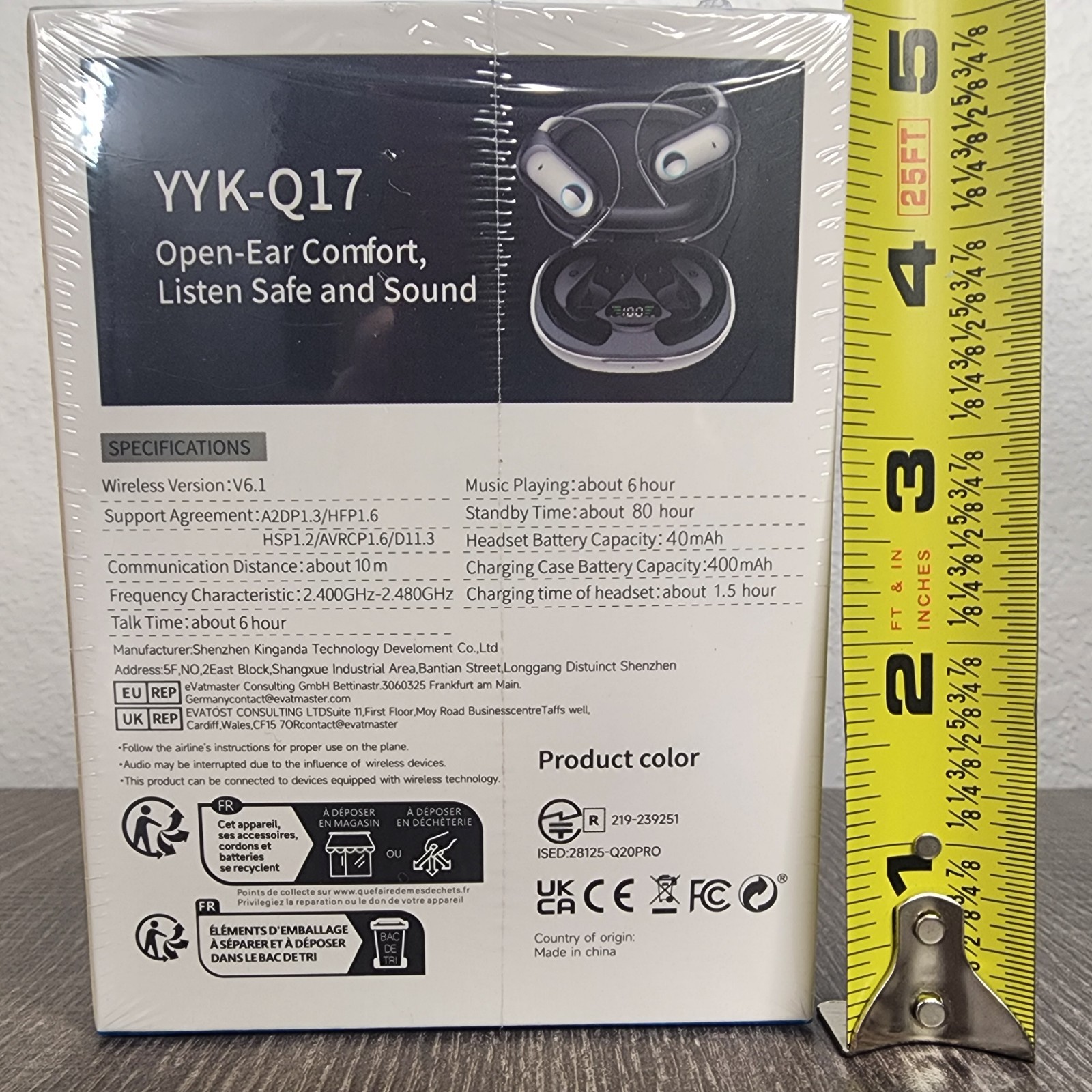 New – Sealed – AI Translation Earbuds Real-Time 168 Languages Translator Earbuds