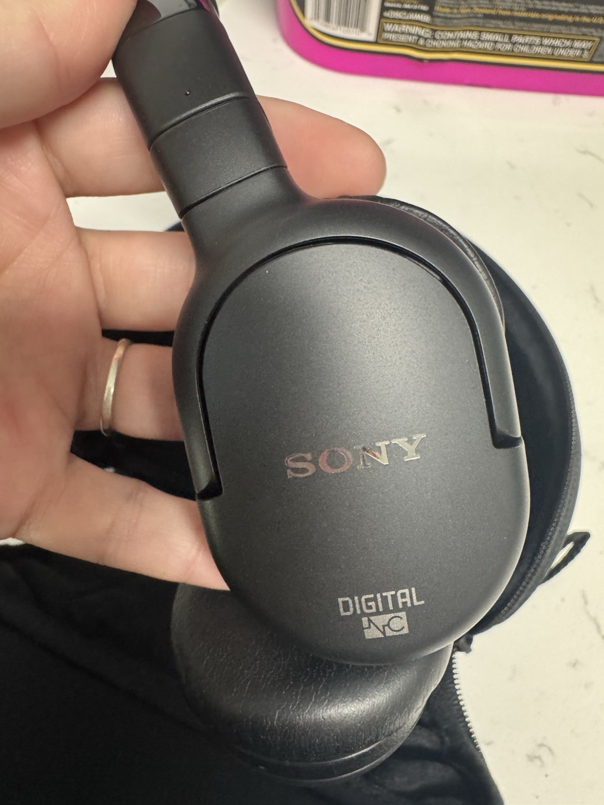 Sony Digital NC Noise Canceling Headphones MDR-NC6 w/ Case Tested Works