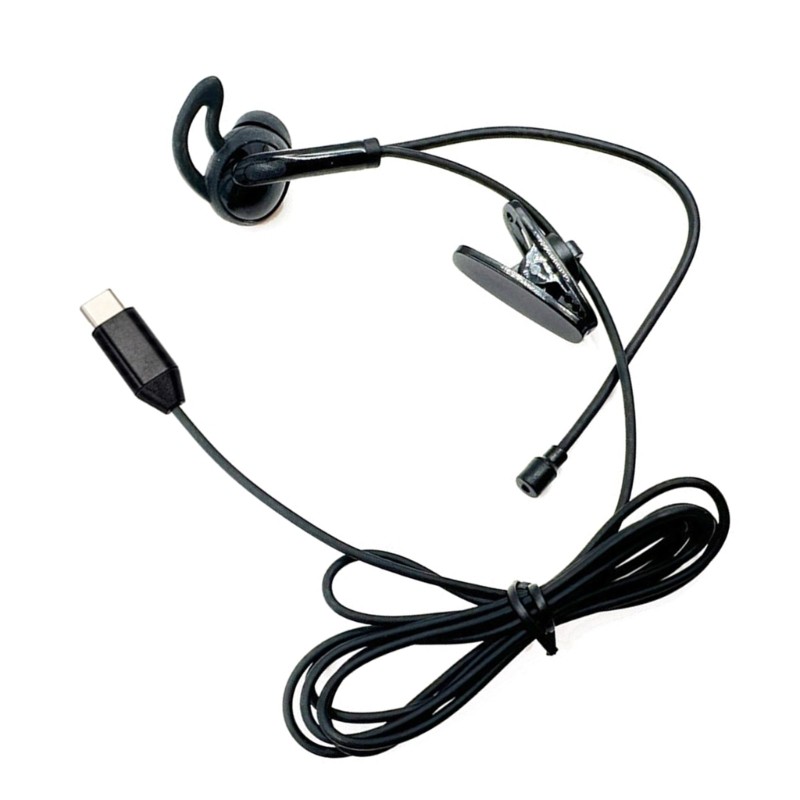 3.5mm/Type C Single Side In Ear Earphone Earbud Headsets for Mobile Phone PC
