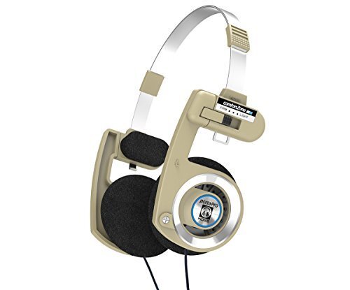 Koss Porta Pro Limited Edition Rhythm Beige On-Ear Headphones with carrying case