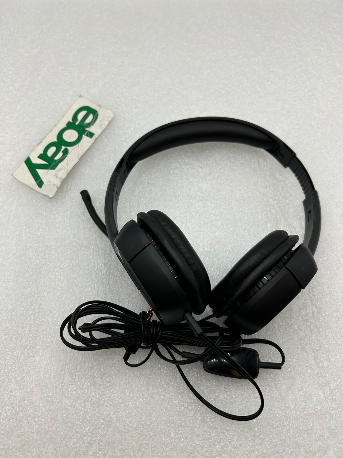Plantronics Audio [A355] Headset Headphones with Microphone Mic Black