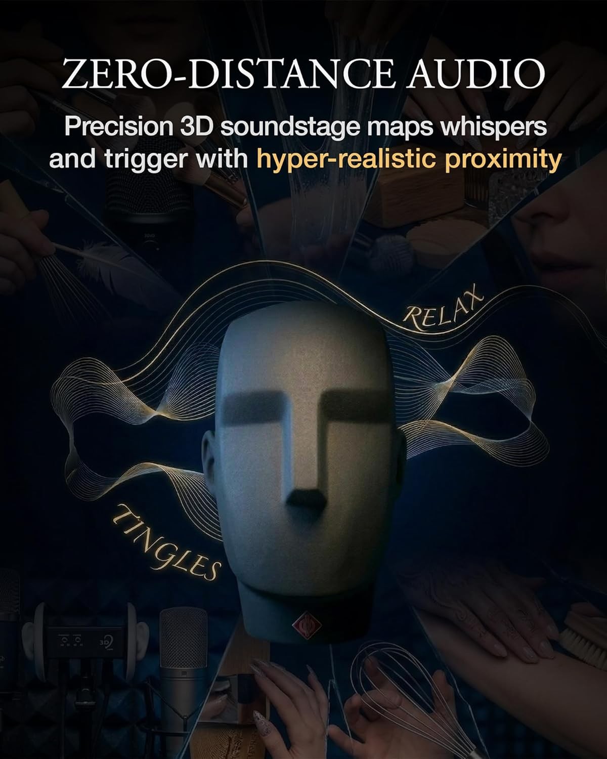 Final Audio ZE500 ASMR Wireless Sleep Earbuds Cream