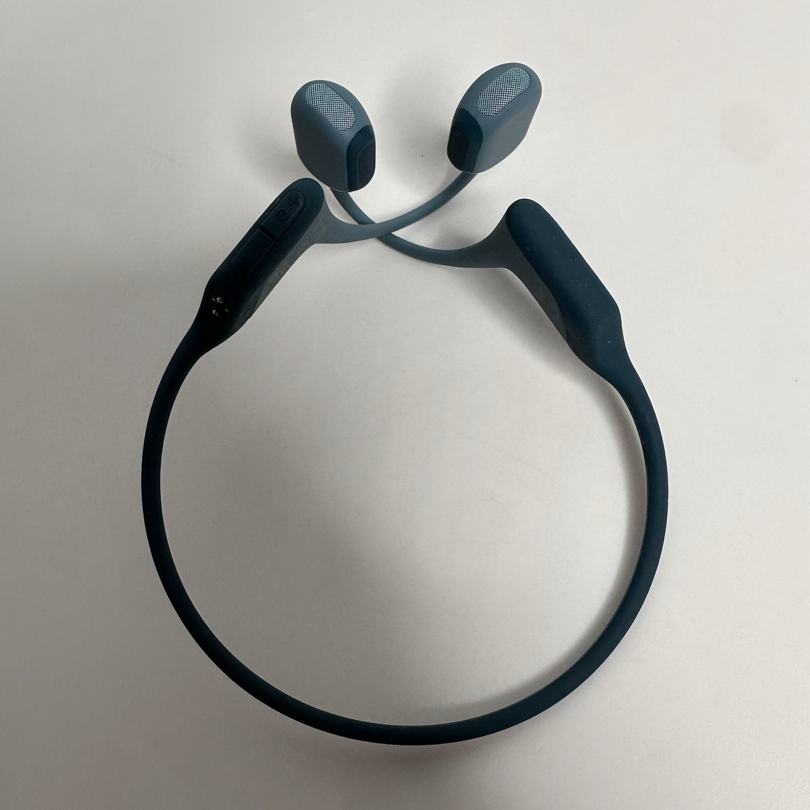 Shokz -OpenRun Pro Premium Bone Conduction Open-Ear Sport Headphones -Steel Blue