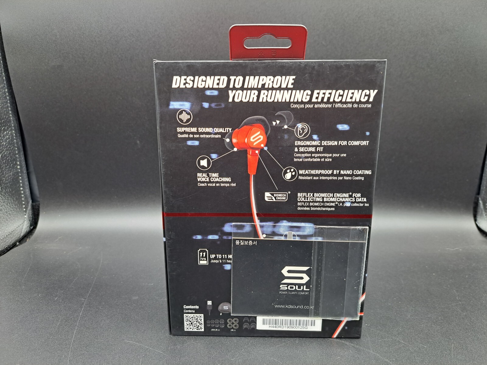 Soul: Run Free Pro Bio Earphones (Passion Red)