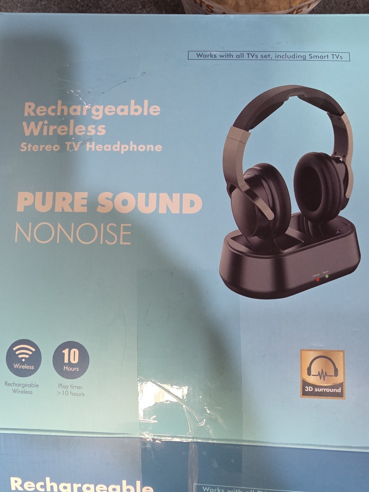 Wireless Headphones for TV, TV Headphones Wireless for Seniors with Easy Setup
