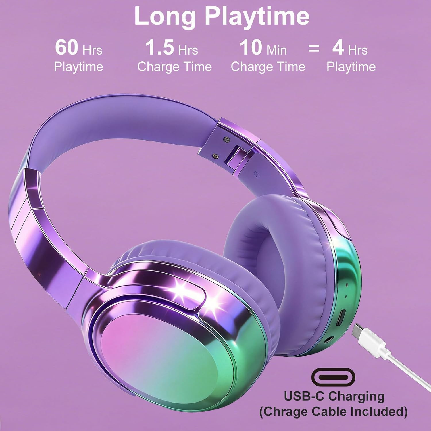 Wired and Wireless Headphones over Ear for Kids Teen Girls Women | 85/94Db Volum