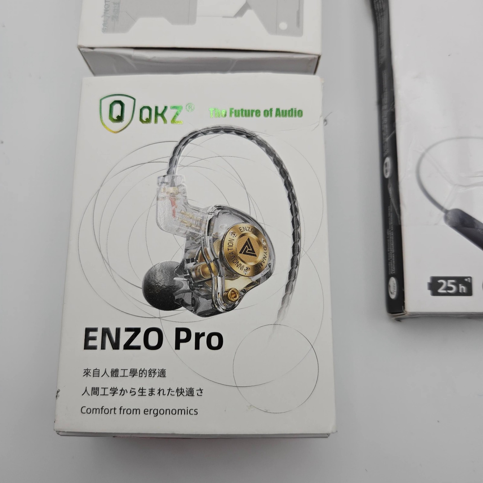 LOT OF 3 IEM/BUDS WIRED WIRELESS ENZO PRO, Linsoul ZERO:2 , SONY W1-C100 GAMING