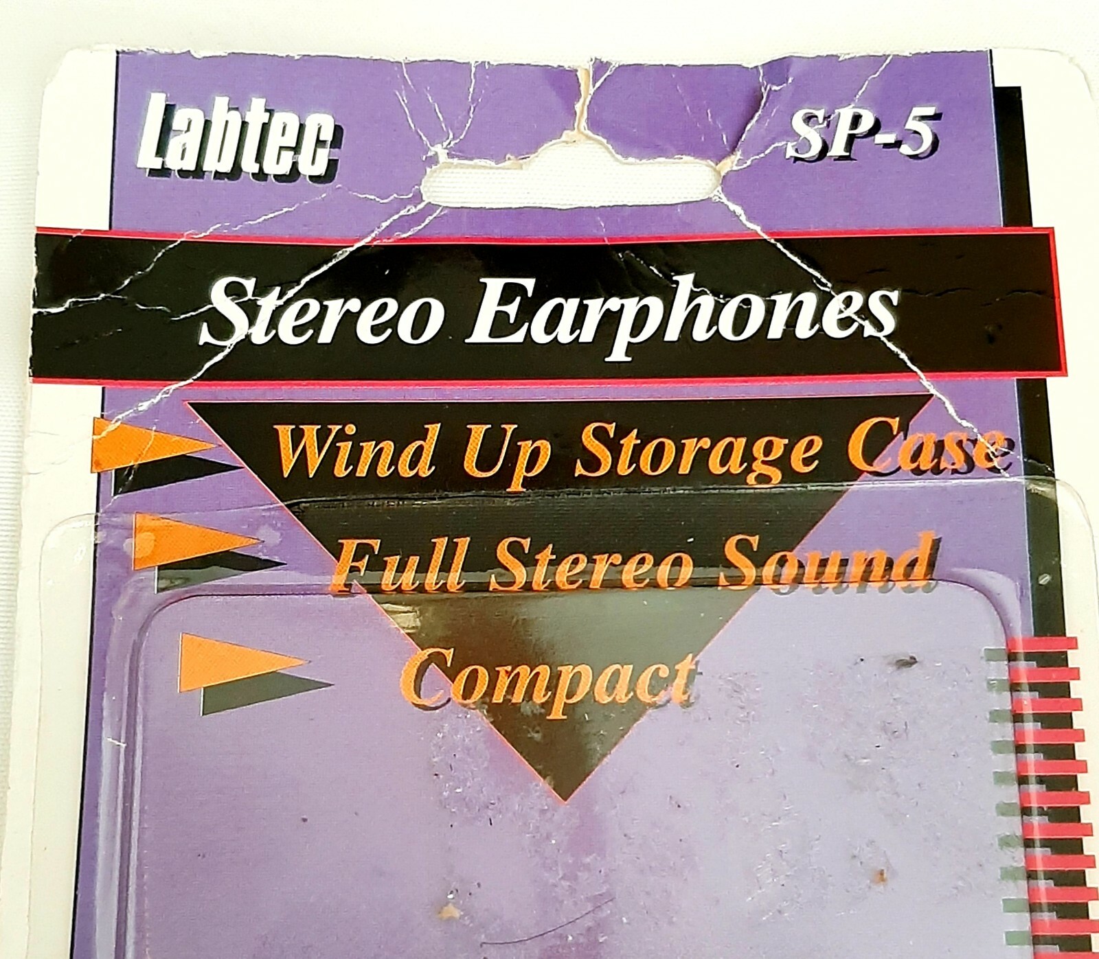 Vintage Labtec SP-5 Earbuds Headphones New