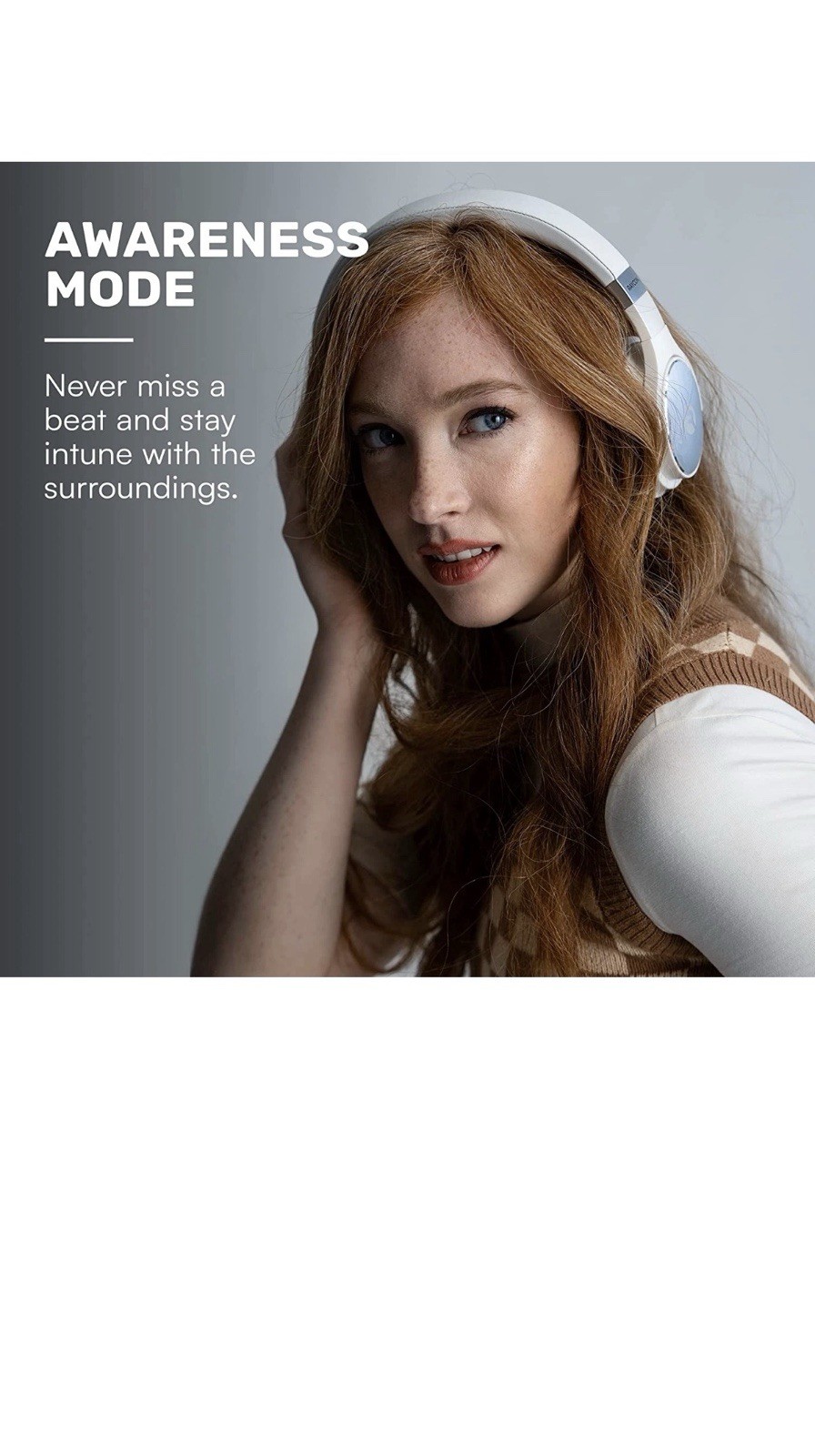 the Everyday Wireless Bluetooth over Ear Headphones, with Active Noise Cancellin