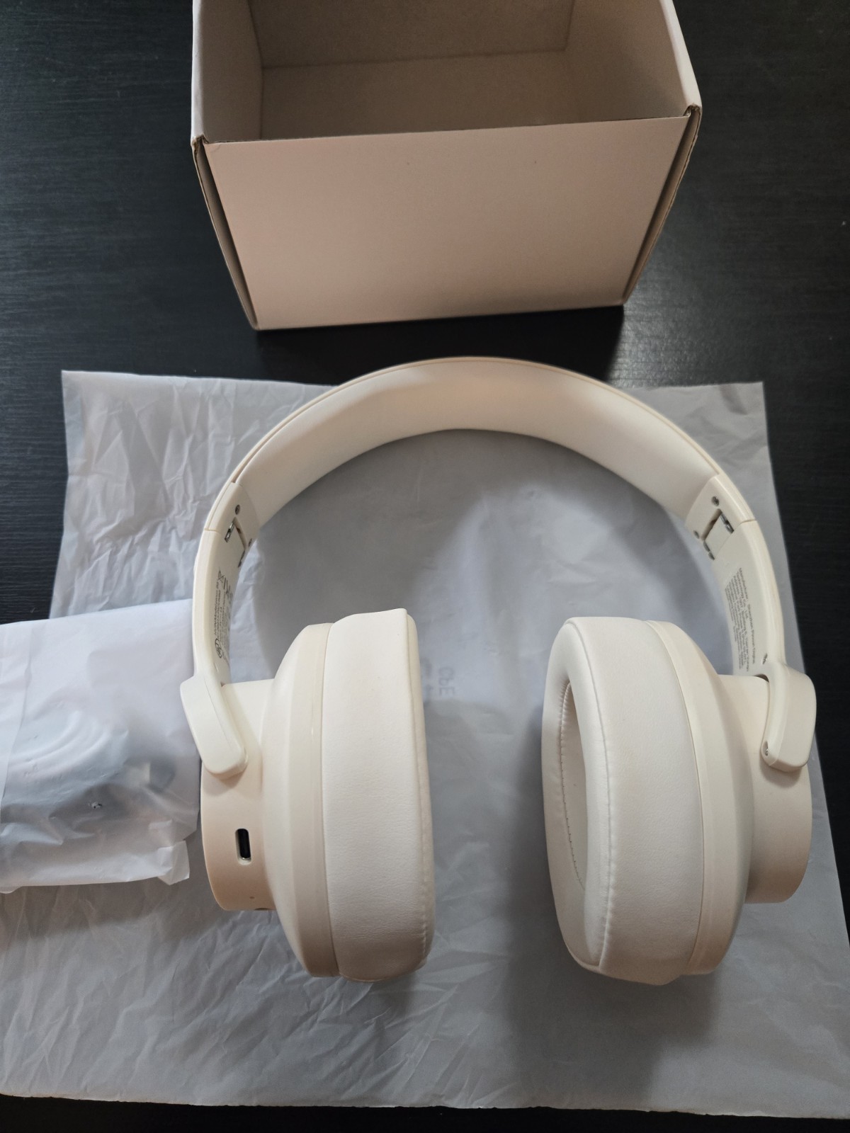 Picun B8 Wireless Bluetooth Headphones, Khaki White – New in Box