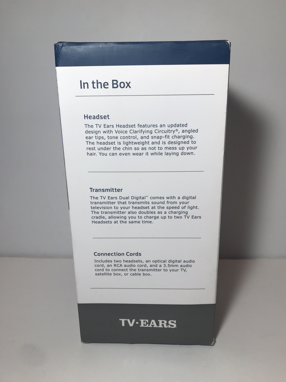 TV Ears 5.0 Digital Transmitting Headsets Complete Set FOR PARTS OR REPAIR