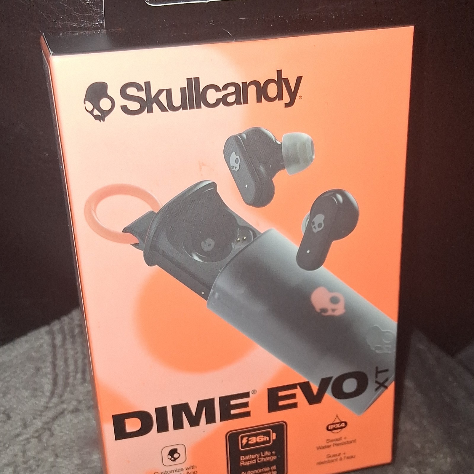 Skullcandy Dime Evo XT True Wireless Bluetooth In-Ear Earbuds Black