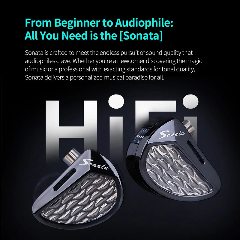 KZ Sonata In-Ear Monitors 28BA Balanced Armature HiFi Wired Headphones