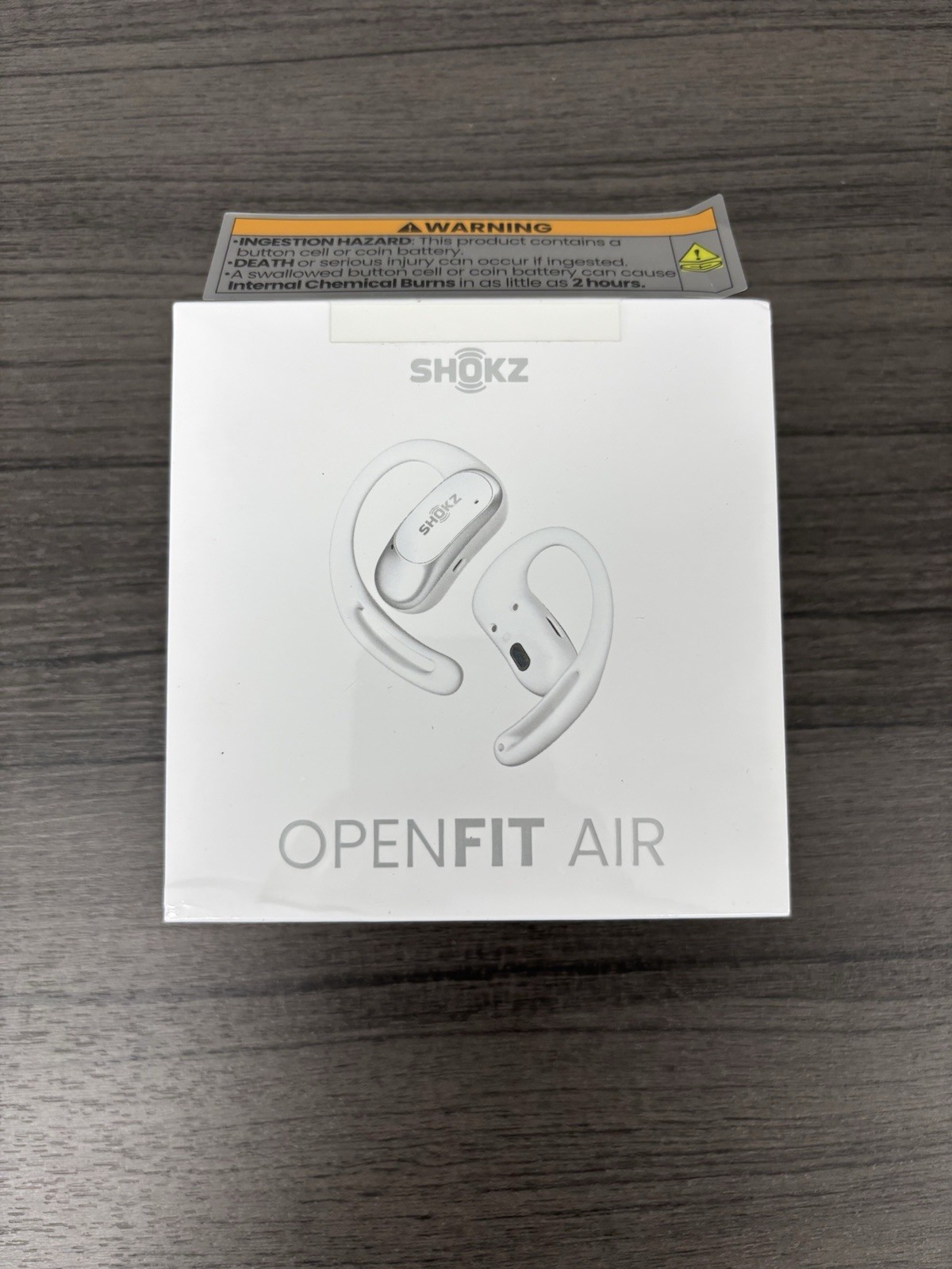 Shokz – OpenFit Air Open-Ear True Wireless Earbuds – White