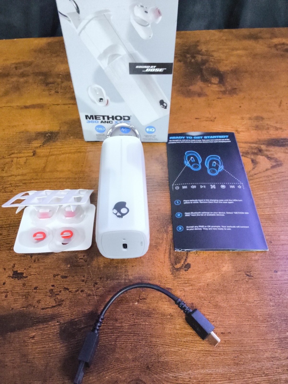 £Skullcandy Method 360 ANC XT Dual Driver ANC True Wireless Earbuds (A2)
