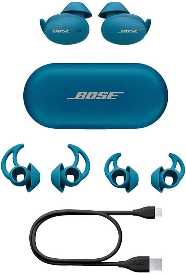 New Bose Sport Earbuds True Wireless Earphones Bluetooth in Ear Headphones Blue