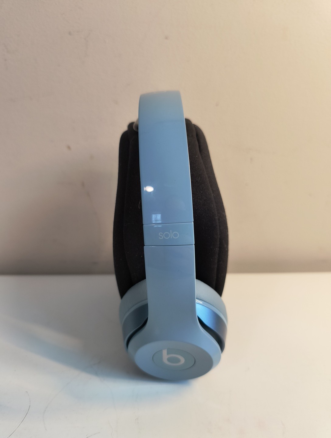Beats by Dr Dre Solo 2 Wired Headphones W/ Case – No Cable Blue B0518 Tested