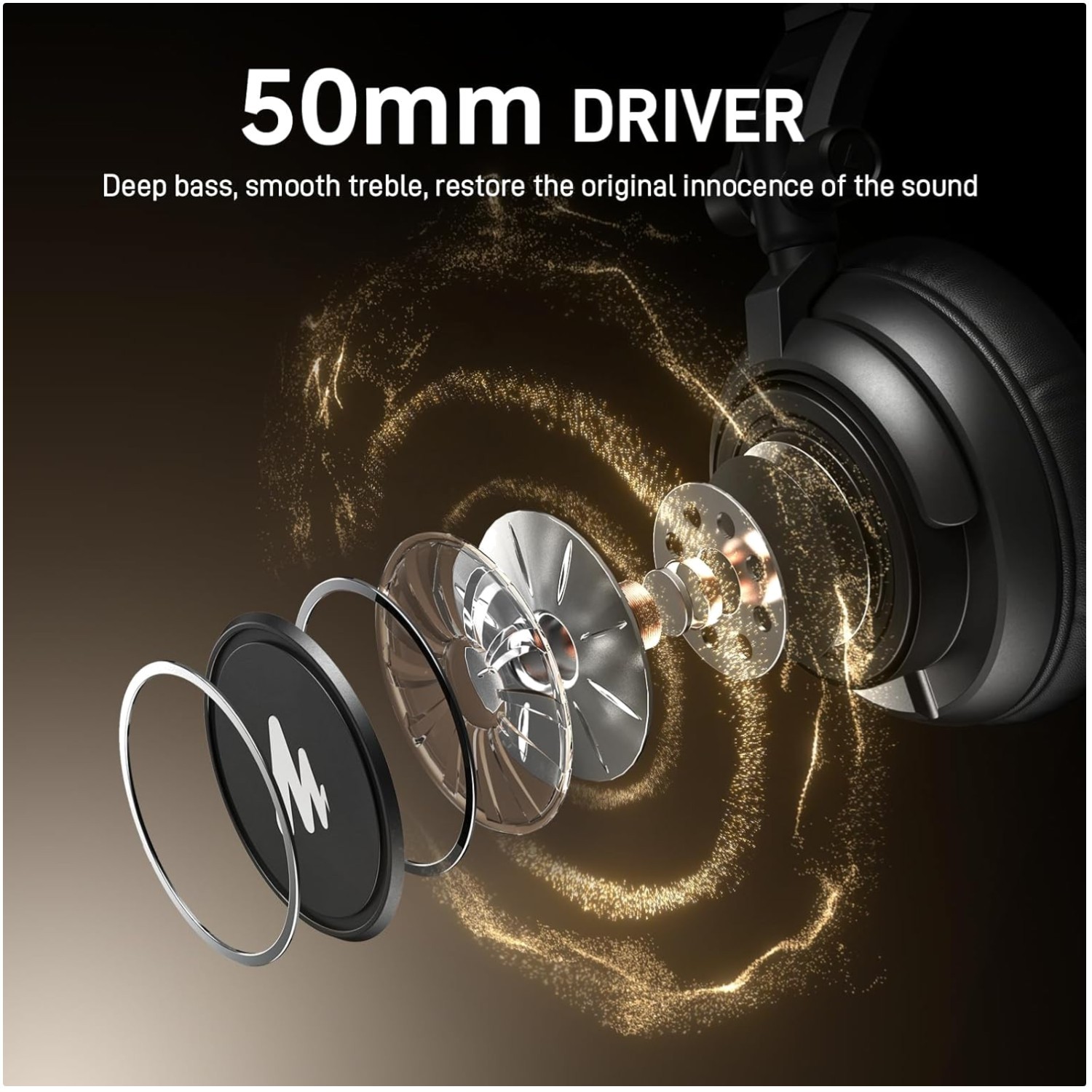 MH601 Wired Studio Headphone for Podcasting and DJ Mixing