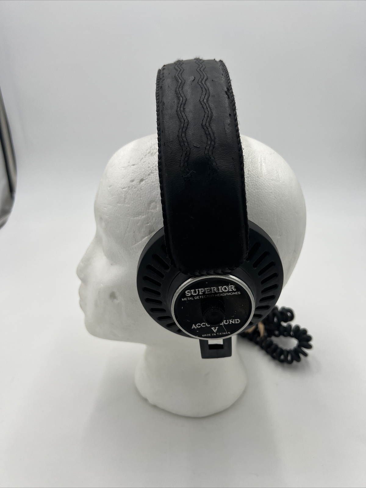 Superior Accu-Sound V Metal Detector Headphones Tested Works Taiwan