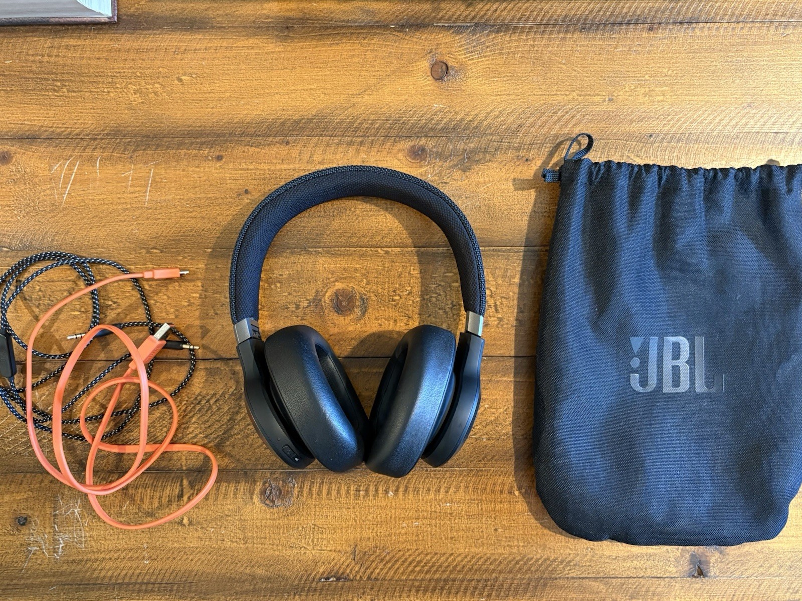 JBL LIVE 650BTNC Wireless Over-Ear Noise-Cancelling Headphones – Tested Working!