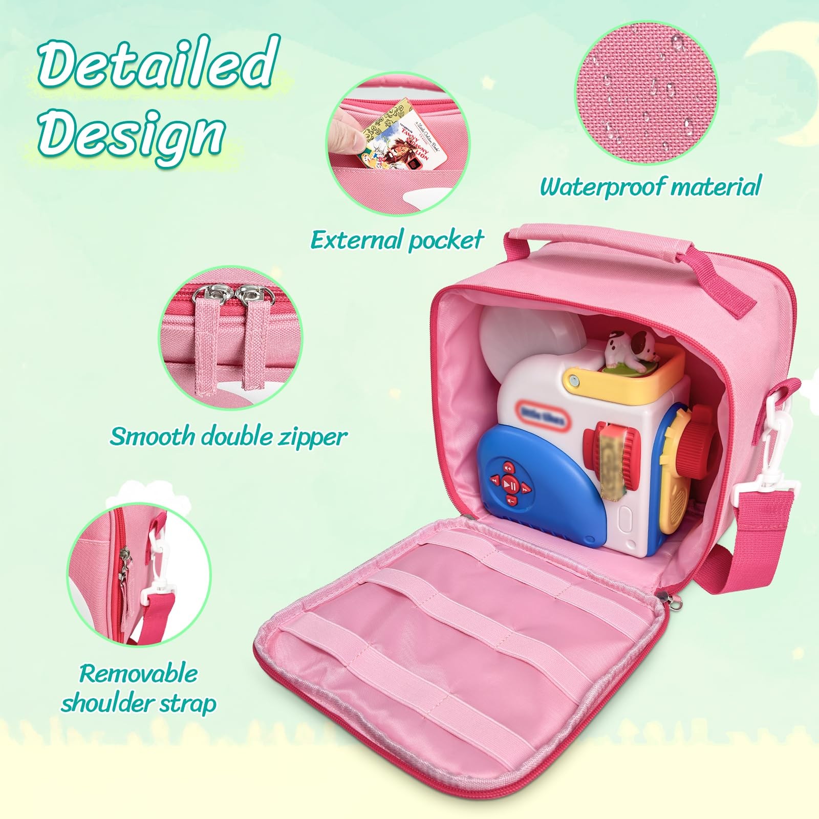 Mao Yeye Carrying Case Compatible with Little Tikes Story Dream Machine Books…