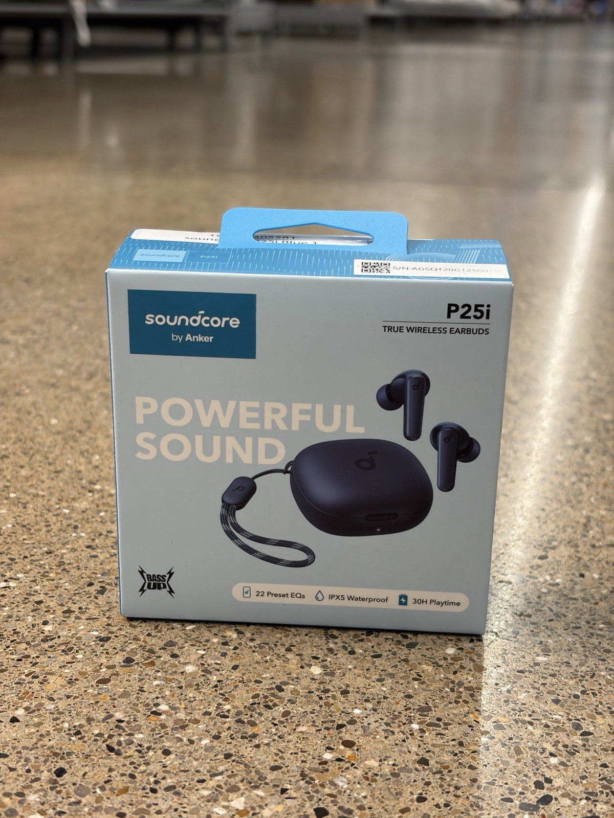 Anker Soundcore P25i Wireless Earbuds Navy Blue Bluetooth Headphones New