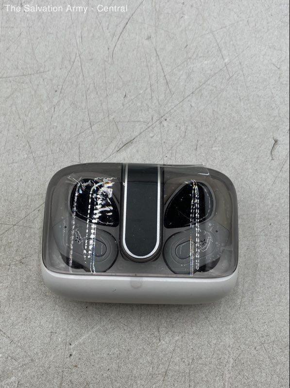 Black Bluetooth Wireless Double In-Ear Earbuds With Charging Case