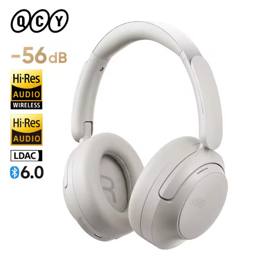 QCY H3S Hi Res LDAC ANC Headphones Bluetooth 6.0 102H Playtime