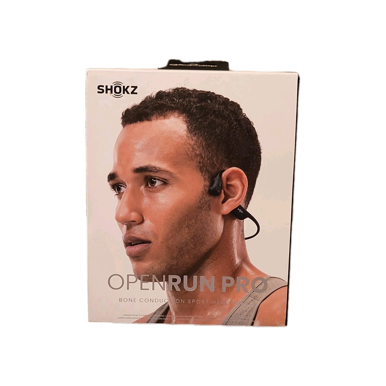 Shokz OpenRun Pro Bluetooth Wireless Headphones w/Case Black New Open Box