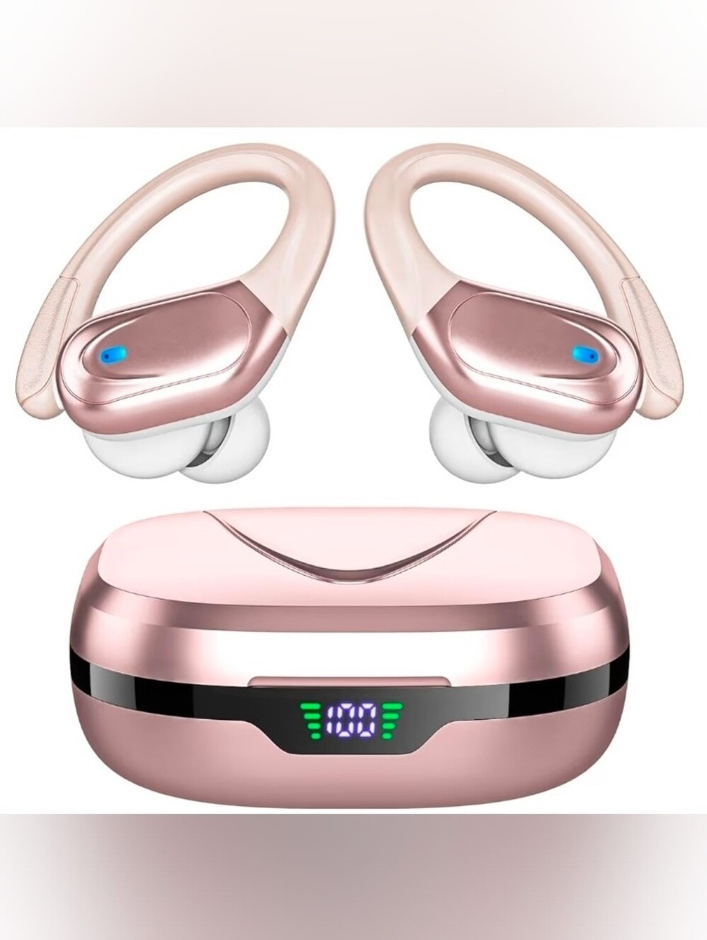 Wireless Earbuds Bluetooth Headphones, Rose Gold