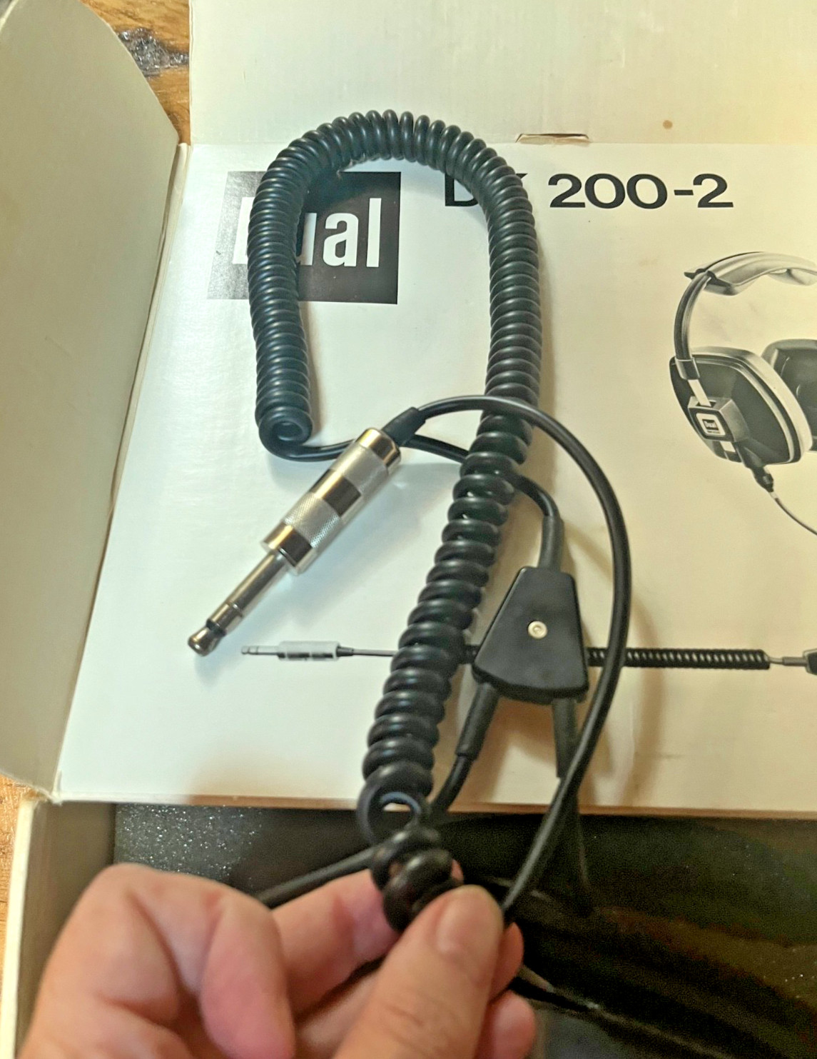 RARE Dual DK 200-2 headphones, in original box.