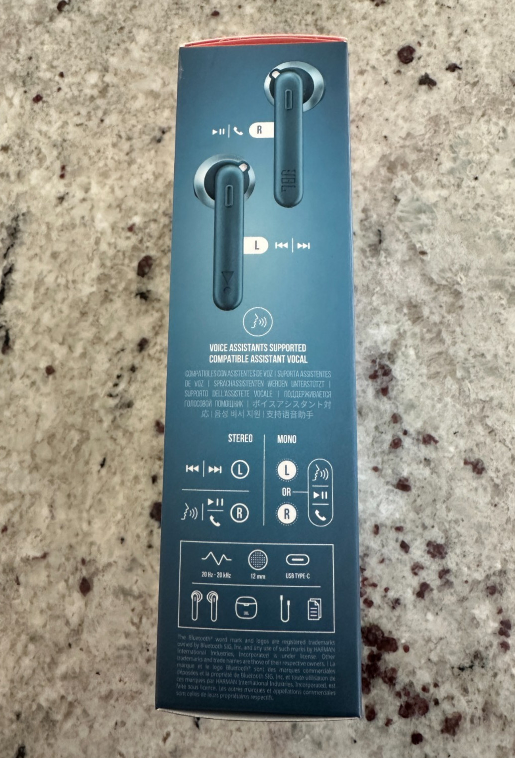 JBL Tune 225TWS True Wireless Earbuds – Blue (Brand New & Factory Sealed)